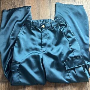 LG Blue and Cream Fabric Label